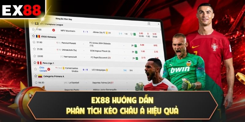 EX88 hướng dẫn phân tích kèo Châu Á hiệu quả