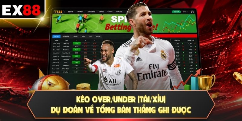 Kèo Over/Under (Tài/Xỉu) - Dự Đoán Tổng 3 Bàn Thắng Chuẩn 2 Kèo Over/Under (Tài/Xỉu) dự đoán về tổng bàn thắng ghi được